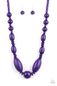 Summer Breezin - Purple Necklace 1206N