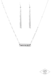 Trust In The Lord - Silver Necklace 1234N