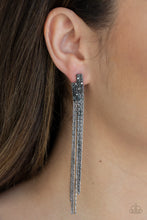 Load image into Gallery viewer, Radio Waves - Black Earring 2690E