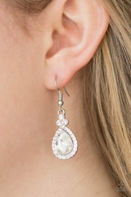 Self Made Millionaire - White Earring 2534E