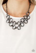 Load image into Gallery viewer, Work,Play and SLAY - Black Necklace 1174N
