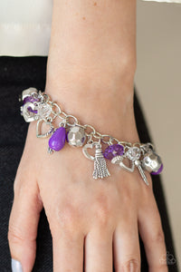 Charmingly Romantic - Purple Bracelet 1566B