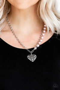 Forever In My Heart - Pink Necklace 1226N