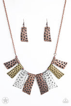Load image into Gallery viewer, A Fan of The Tribe - Copper  Blockbuster Necklace 1171N