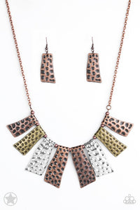 A Fan of The Tribe - Copper  Blockbuster Necklace 1171N