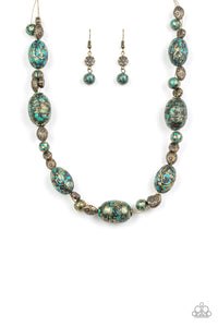 Gatherer Glamour - Brass Necklace 1187N