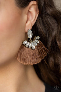 Formal Flair - Brown Earring 37E