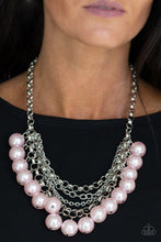 Load image into Gallery viewer, One - Way WALL Street - Pink Necklace