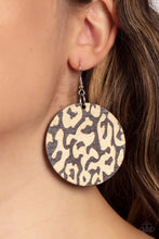 Load image into Gallery viewer, Catwalk Safari - Brown Earring