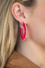 Load image into Gallery viewer, Everybody Conga ! - Pink Earring 2835e