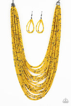 Load image into Gallery viewer, Rio Rainforest - Yellow Necklace 1032n
