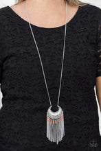 Load image into Gallery viewer, Mad About Madagascar - Orange Necklace 1091N