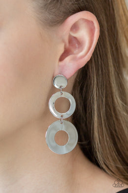 Pop Idol - Silver Earrings 2539E