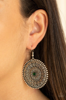 WHEEL and Grace - Green Earring