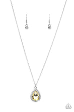 Load image into Gallery viewer, Duchess Decorum - Yellow Necklace 1408n