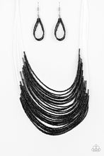 Load image into Gallery viewer, Catwalk Queen - Black Necklace 53n