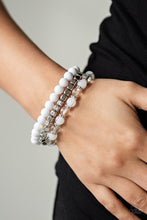 Load image into Gallery viewer, Globetrotter Glam - White Bracelet 1531B