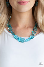 Load image into Gallery viewer, Ice Versa - Blue Necklace 14n
