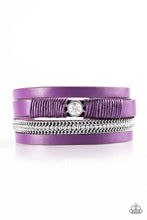 Load image into Gallery viewer, Catwalk Craze - Purple   Urban Bracelet 1693b