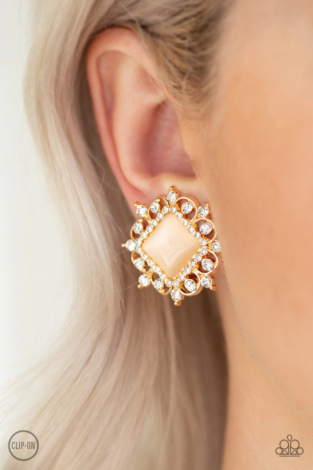 Get Rich Quick - Gold  Earring