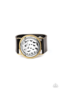 Hold On To Your Buckle - Black Bracelet 1681b