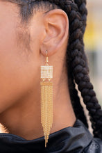 Load image into Gallery viewer, Dramatically Deco - Gold Earring 2900e