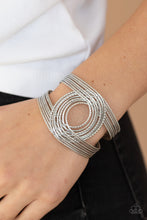 Load image into Gallery viewer, Rustic Coils - Silver Bracelet 1642B