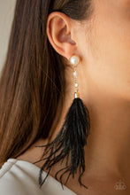 Load image into Gallery viewer, Vegas Vixen - Black Earring 96E