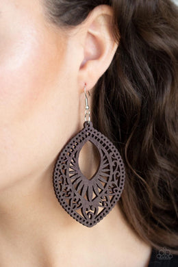 Coachella Gardens - Brown Earring 2676E