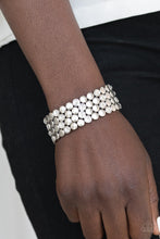 Load image into Gallery viewer, Scattered Starlight - White Bracelet 1824b