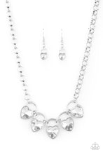 Load image into Gallery viewer, Heart On Your Heels - White Necklace 1372n
