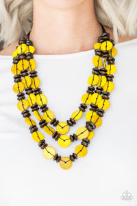 Key West Walkabout - Yellow Necklace