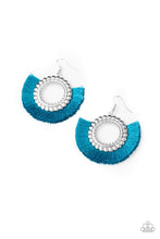 Load image into Gallery viewer, Fringe Fanatic - Blue Earring 2759e