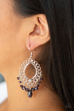 Load image into Gallery viewer, Just Say NOIR - Purple Earring 2696E