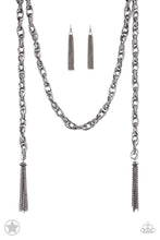 Load image into Gallery viewer, SCARFed for Attention - Gunmetal  Blockbuster Necklace 1273N