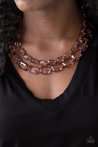 Ice Bank - Copper Necklace 17n