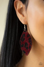 Load image into Gallery viewer, GRR - irl Power ! - Red Earring 102E