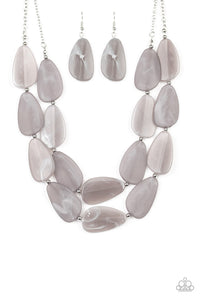 Colorfully Calming - Silver Necklace 1282n