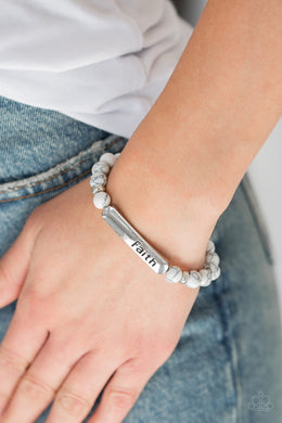 Fearless Faith - White Bracelet 1B