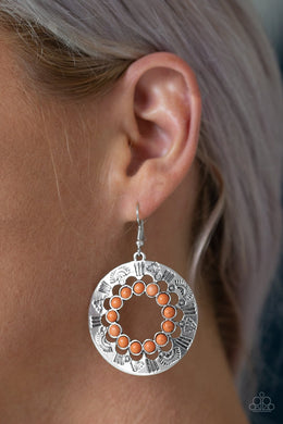Organically Omega - Orange Earring 2536E
