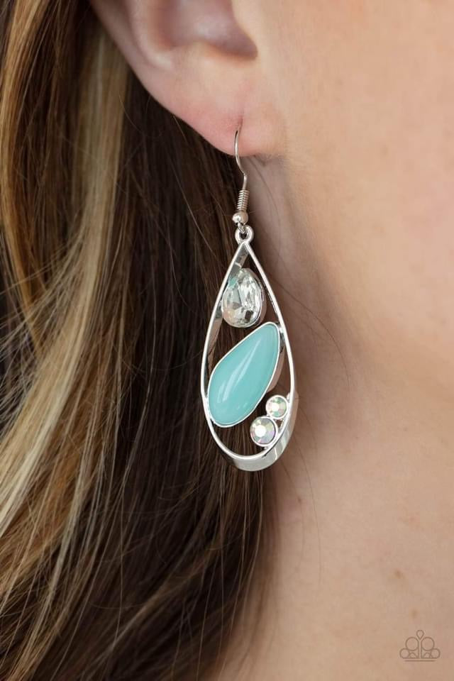 Harmonious Harbor - Blue Earring 2855e