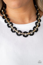 Load image into Gallery viewer, Fashionista Fever - Black Necklace 18n