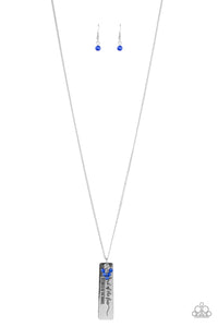 Because Of The Brave - Blue Necklace 1228n