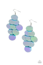 Load image into Gallery viewer, Mermaid Shimmer - Blue Earring 2801e