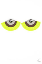 Load image into Gallery viewer, Fan Of The FLAMBOYANCE - Yellow Earring 2682E