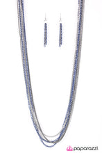 Load image into Gallery viewer, Colorful Calamity - Blue Necklace 2601N