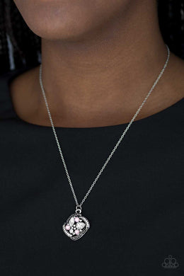 Speaking Of Timeless - Pink  Necklace 1088n