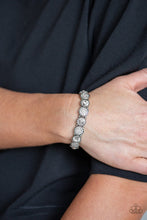 Load image into Gallery viewer, Take A Moment To Reflect  - White  Bracelet 1528B