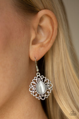 Totally GLOWN Away - White Earring 2652E
