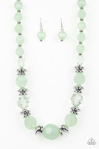 Dine and Dash - Green Necklace 1252N